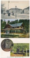 52 db RÉGI képeslap: magyar és külföldi városok, motívum képeslapok / 52 pre-1945 postcards: Hungari...