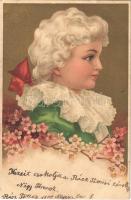 1900 Baroque child. litho
