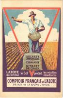 Comptoir Francais de lAzote, Paris / French agricultural fertilizer advertisement s: L. Casté