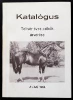 1988 Telivér éves csikók árverése. Katalógus. Bábolna, 1988., Agrária.