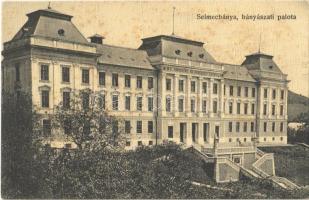 Selmecbánya, Schemnitz, Banská Stiavnica; M. k. Bányászati és Erdészeti Főiskola. Joeres kiadása / mining and forestry college palace (fl)