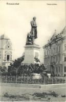 1912 Rimaszombat, Rimavská Sobota; Tompa Mihály szobra. Ifj. Rábely Miklós kiadása / monument, statue