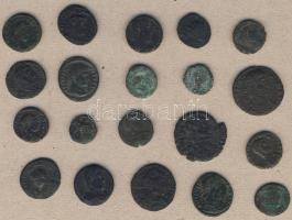 Római Császárság 20db kis- és középbronz, jobbakkal! T:3 (sok),4