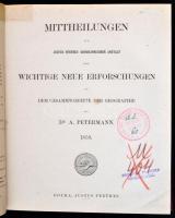 1858 Mittheilungen aus Justus Perthes' geographischer Anstalt über wichtige neue Erforschungen ...