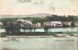 1906 Pöstyén, Pistyan, Piestany; látkép. Lampl Gyula kiadása / Totalansicht / general view (EK)