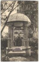 1916 Komárom, Komárno; Jókai Mór szobra / statue, monument (EK)