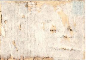 Budapest I. Látkép a királyi várból (ragasztónyom / gluemark)