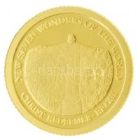 Salamon-szigetek 2011. 5$ Au "A világ hét új csodája - Megváltó Krisztus szobor" tanúsítvá...