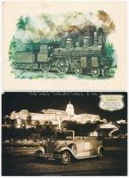 20 db MODERN motívum képeslap: közlekedési eszközök / 20 modern motive postcards: means of transport, vehicles