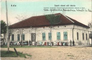 1909 Ada, Szerb elemi női iskola / Serbian girls school