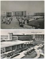 20 db MODERN román városképes lap az 1960-as évektől + 1 leporello / 20 modern Romanian town-view postcards from 1960 + 1 leporello