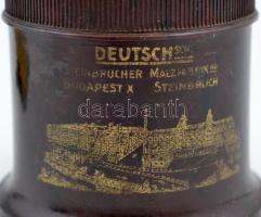 cca 1910 Deutsch Ignác fém nagykereskedés szecessziós iratcsipesz és bakelit ceruza hegyező