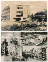 31 db MODERN fekete-fehér magyar városképes lap / 31 modern black and white Hungarian town-view post...
