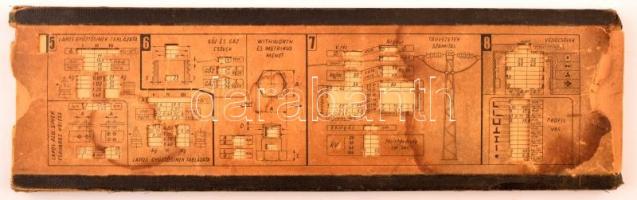 cca 1920 Különféle technikai értékek táblázata. mechanikus, papír. 29 cm