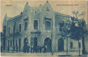 1935 Abony, Abonyi Közgazdasági Bank, Csapó Samu üzlete. Batta Sándor kiadása (r)