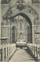 1908 Aszód, M. kir. Javítóintézeti templom, belső