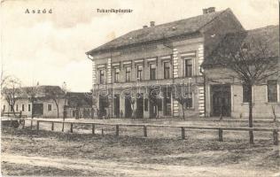 1929 Aszód, Takarékpénztár, bor, sör és pálinka mérés, üzlet. Töpfer Béla kiadása (EK)