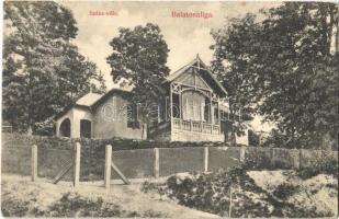 1912 Balatonaliga (Balatonvilágos), Szász villa (EK)