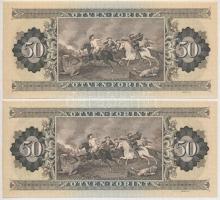 1975. 50Ft (2x) sorszámkövetők "D140 043658 - D140 043659 T:I