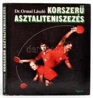 Dr. Ormai László: Korszerű asztaliteniszezés. Bp.,1981, Sport. Kiadói egészvászon-kötés, kiadói papír védőborítóban.