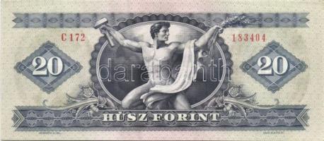 1975+1980. 20Ft (2x) klf évszámmal T:I