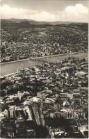 Budapest - 3 db modern képeslap: látképek a Kossuth híddal / 3 modern town-view postcards