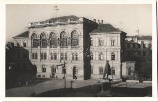 1941 Sopron, Kaszinó, a Soproni Takarékpénztár épülete + Műegyetemi álarcosbál Sopron 1941 So. Stpl