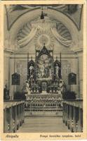 1948 Alsógalla (Tatabánya), Római katolikus templom, belső, photo