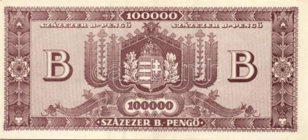 1946. 100.000MP + 100.000BP T:I,I- pici saroktörés