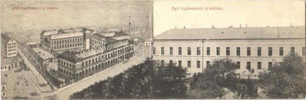 Eger, Egri Irgalmasrend új kórháza. kihajtható lap (EK)