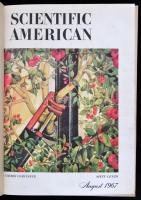 1967-1968 Scientific American számai könyvbe fűzve