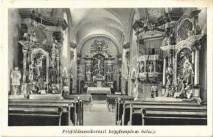 1937 Péliföldszentkereszt (Bajót), Kegytemplom belseje