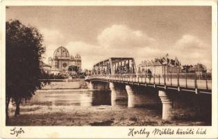1937 Győr, Horthy Miklós közúti híd, zsinagóga