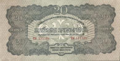 1944. 10P "V.H." + 20P "V.H." T:I
