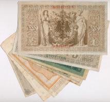Németország / Weimar Köztársaság ~1920-1923. 11db-os bankjegy és papír szükségpénz tétel T:III,III-
...
