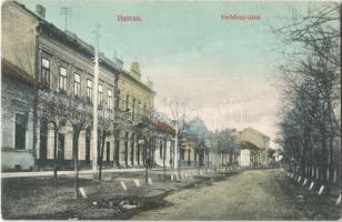 1912 Hatvan, Verbőczy utca, Schvarcz Nemzeti szállodája, Központi szálloda és kávéház. Jatzkó L. kiadása