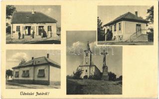 1944 Juta, Templom, utca, Hangya Szövetkezet üzlete és saját kiadása (EK)