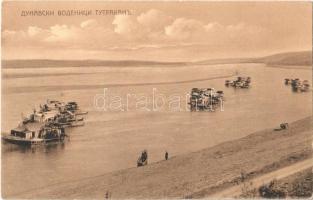 Tutrakan, floating watermills (boat mills) on the Danube river