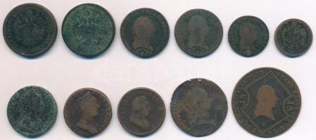 1761-1861. 1-15kr (11xklf) T:2-3