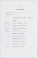 1994 Kovács Attila - Asztalos István: Gizella rockopera, szövegkönyv, benne Kovács Attila kézzel írt...