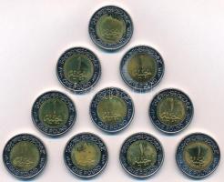 Egyiptom 1985-2005. 1Ł (10xklf) "A fáraók kincsei" multicolor T:2 
Egypt 1985-2005. 1 Pou...