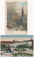 Wien, Vienna, Bécs; - 4 pre-1945 postcards