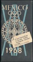 1968 Mexikói olimpia műsorfüzet, Videoton reklámmal.