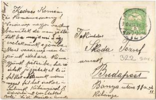 1910 Magyar Királyi Államvasutak (MÁV)  IIIs. osztályú (később 322. sorozatú) 3605. pályaszámú gőzmo...