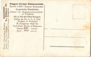 Magyar Királyi Államvasutak (MÁV)  In. osztályú 203. sorozatú 802. pályaszámú gőzmozdonya. Gőzmozdon...