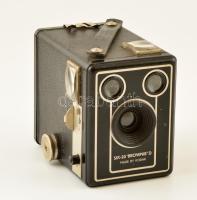 Kodak Brownie SIX-20 Model D box fényképezőgép, működőképes, szép állapotban / Vintage Kodak Brownie box camera, in good condition