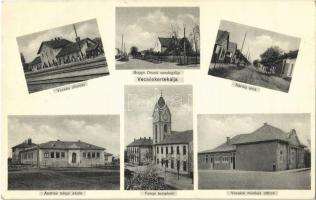 1939 Vecséskertekalja, Vecsés vasútállomás, Bogyó Dezső vendéglője, Károly utca, Andrási telepi iskola, Telepi templom, Vecsési munkásotthon