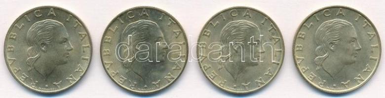 Olaszország 1989-1993. 200L (4xklf) T:1-,2 
Italy 1989-1993. 200 Lire (4xdiff) C:AU,XF
