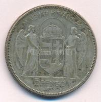 1930. 5P "Horthy Jobbra" Ag  T:3
Adamo P8