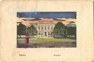 1911 Dobsina, Dobschau; Városháza. W. L. Bp. 5983. Schmidt Géza kiadása / town hall (fl)